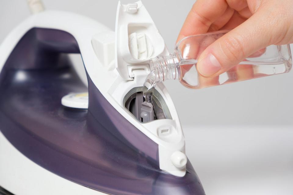 how to clean an iron