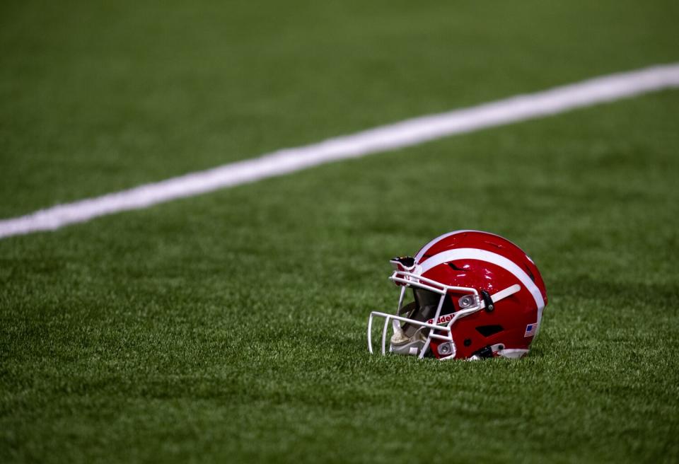 Mater Dei football helmet