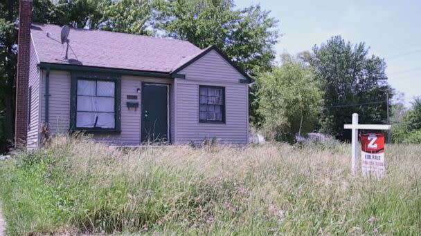 PHOTO: The former home of the Bonnett family in Northeastern Detroit. (ABC)