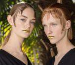 <p>We saw gold lips, lids, and tips on the spring runways and if <a href="https://www.yahoo.com/beauty/go-for-gold-the-hottest-accent-on-the-spring-2016-195637621.html" data-ylk="slk:Pat McGrath’s sold-out Gold 001;elm:context_link;itc:0;sec:content-canvas;outcm:mb_qualified_link;_E:mb_qualified_link;ct:story;" class="link  yahoo-link">Pat McGrath’s sold-out Gold 001</a> is any indication, gold makeup is only going to get cooler in 2016. (Photo: Instagram)</p>