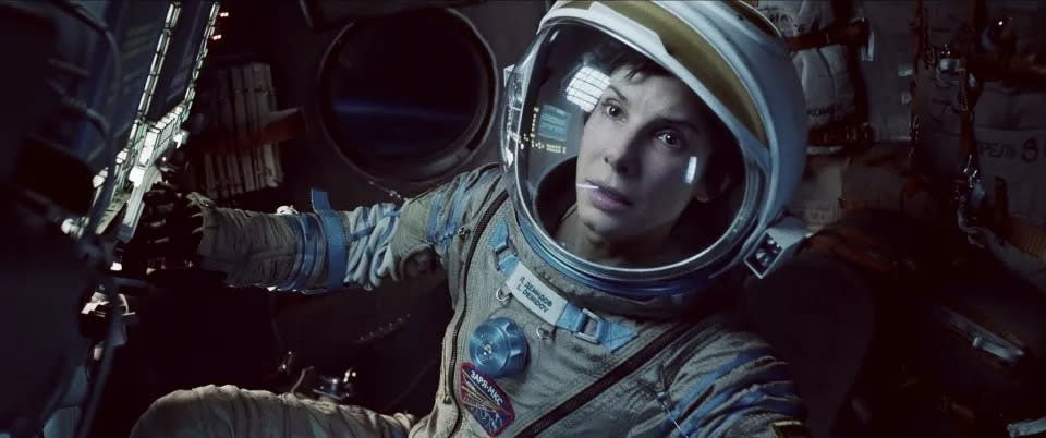 Sandra Bullock in „Gravity“, der ihr ein Gehalt von 70 Millionen US-Dollar (umgerechnet etwa 64,25 Mio. Euro) eingebracht haben soll. (Warner Bros.)