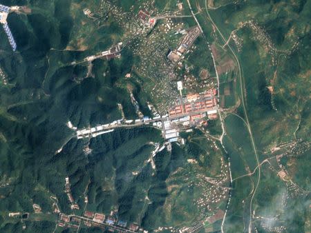 A view shows the January 18 General Machine Plant in Kaechon, North Korea, in this satellite image taken on August 22, 2016 and provided by Planet Labs, Inc on August 24, 2016. Planet Labs, Inc/Handout via Reuters