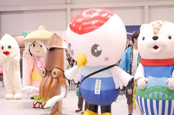 吉祥物票選活動是本次「新‧日本旅遊節」的重要活動之一。(圖片來源／中華航空 China Airlines)