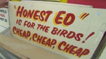 'Don't just stand there!': Honest Ed's hosting final sign sale