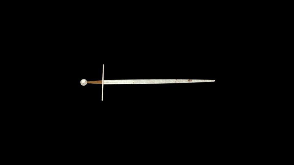 Experts created visualizations of the sword using advanced X-ray technology.