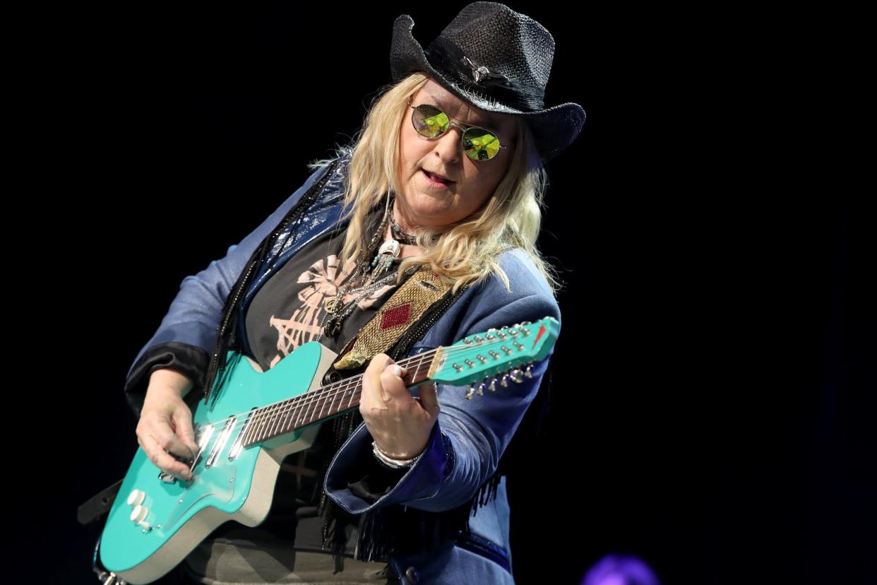 Melissa Etheridge performs on the Palomino stage during Stagecoach country music festival at the Empire Polo Club in Indio, Calif., on  April 28, 2023. Etheridge comes to Tallahassee's Adderley Amphitheater on April 14, 2024.