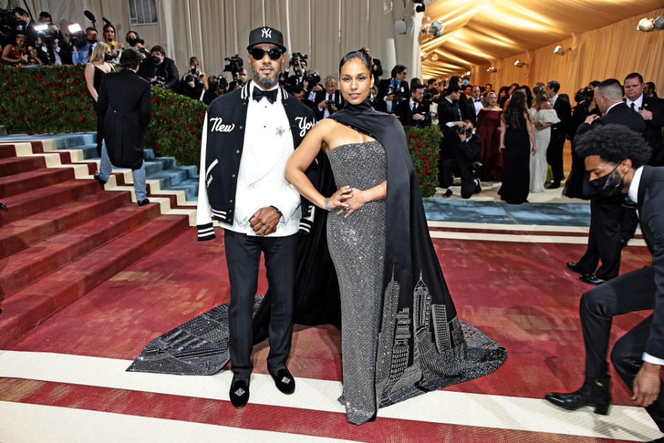 Swizz Beatz and Alicia Keys.<span class="copyright">Dimitrios Kambouris—The Met Museum/Vogue/Getty Images</span>