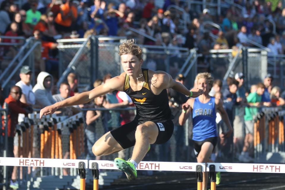 Division III regional track meet at Heath High School.