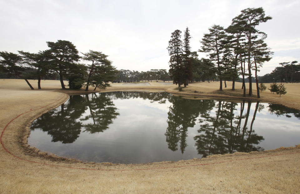 The 10th hole of Kasumigaseki Country Club golf course, one of the venues of the Tokyo 2020 Olympics, is pictured in Kawagoe, near Tokyo , Monday, Feb. 25, 2019. Golf returned to the Olympic three years ago in Rio de Janeiro. But few play golf in Brazil. It should be different at the Tokyo Olympics. (AP Photo/Koji Sasahara)