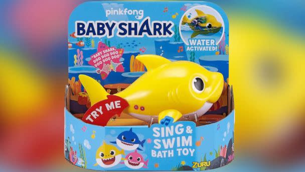 PHOTO: The Robo Alive Junior Baby Shark Sing & Swim Bath Toys (full-size). (U.S. Consumer Product Safety Commission)