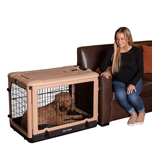 5) Steel Dog Crate with Plastic Siding