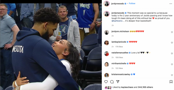 Jordyn Woods Goes Instagram Official With Karl-Anthony Towns