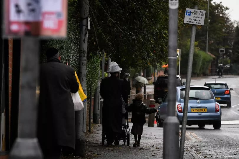 Jewish communities in Manchester saw an increased police presence following the Hamas attacks