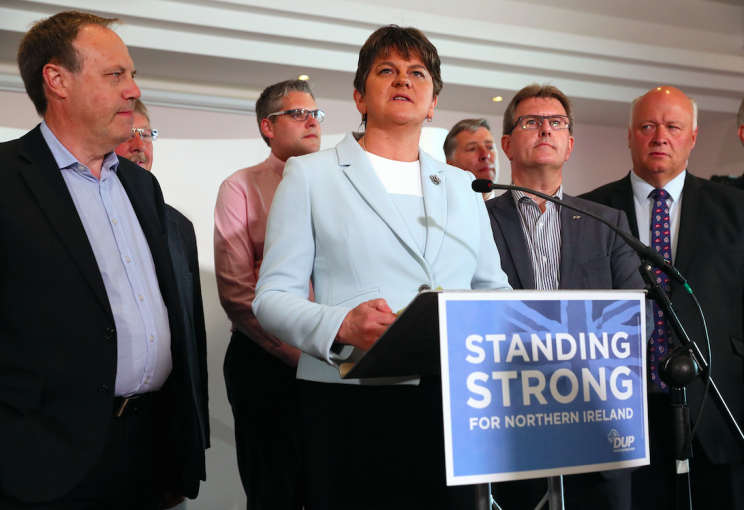 Arlene Foster's DUP won ten seats in the election (Picture: PA)