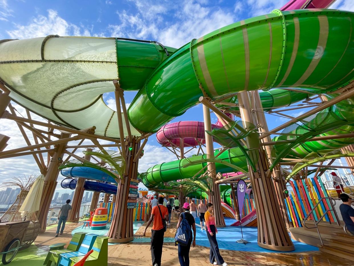 water park on Royal Caribbean's Icon of the Seas