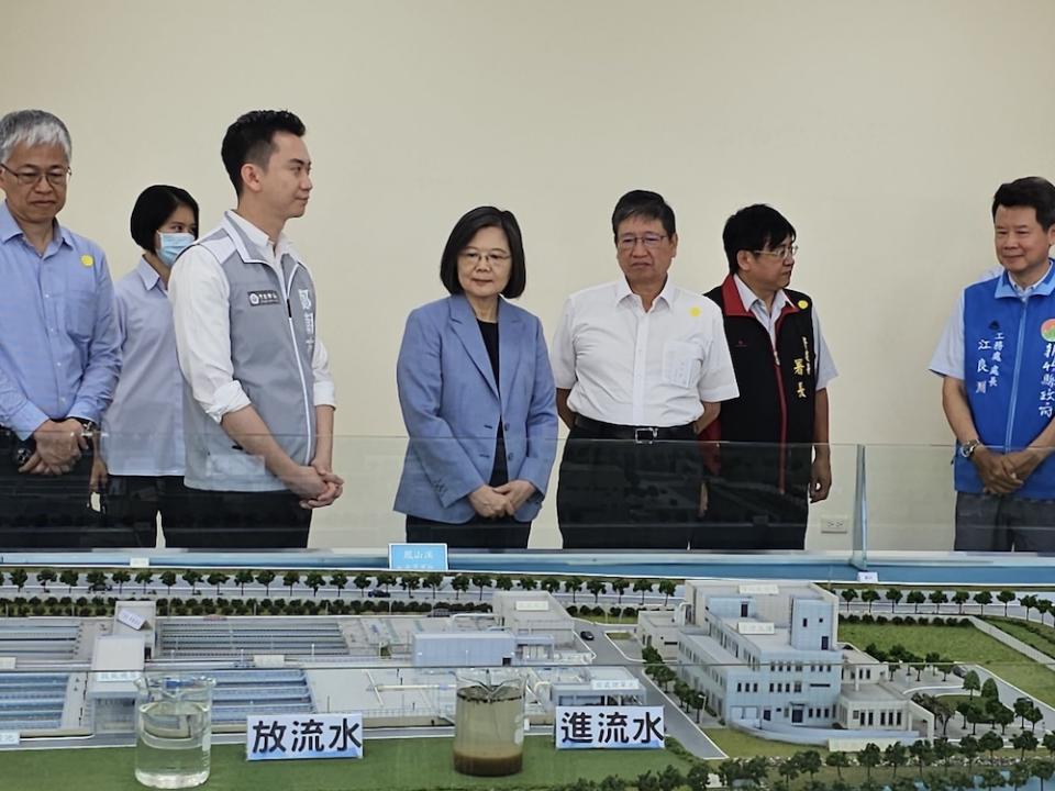 總統視察竹北市水資源回收中心  重視再生水穩定供產業使用 262