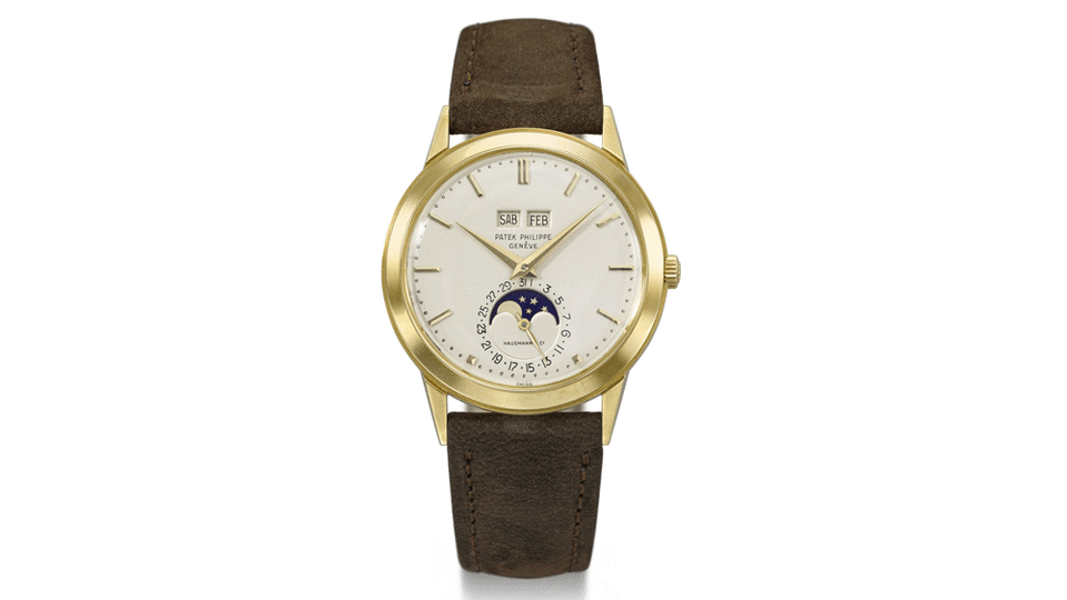 Patek Philippe Ref. 3448J Signed by Hausmann & Co. - Credit: Christie's