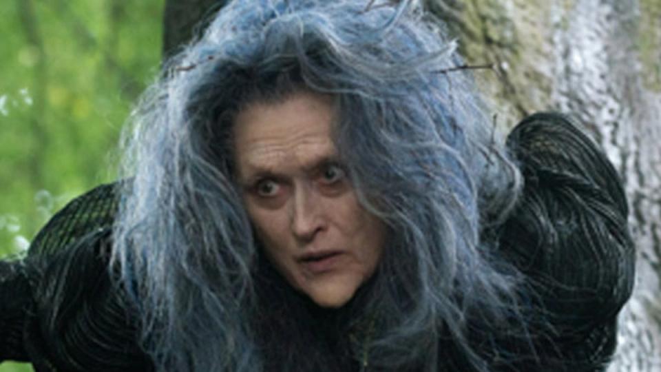 meryl streep plays the witch in 'into the woods,' a good housekeeping pick for best scary movie for kids