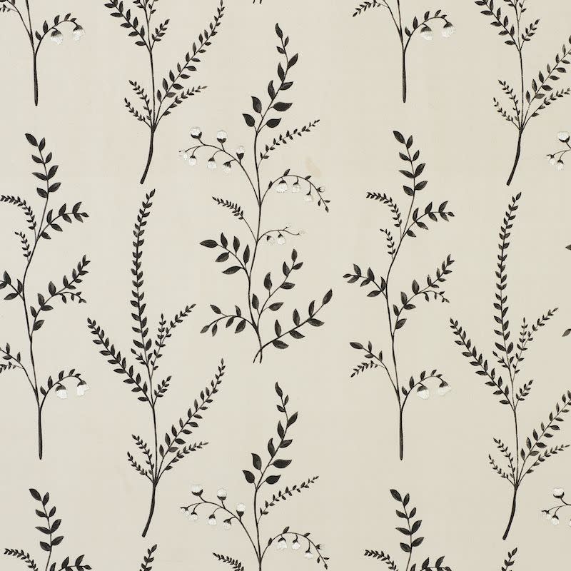 Cynthia Embroidered Print Fabric