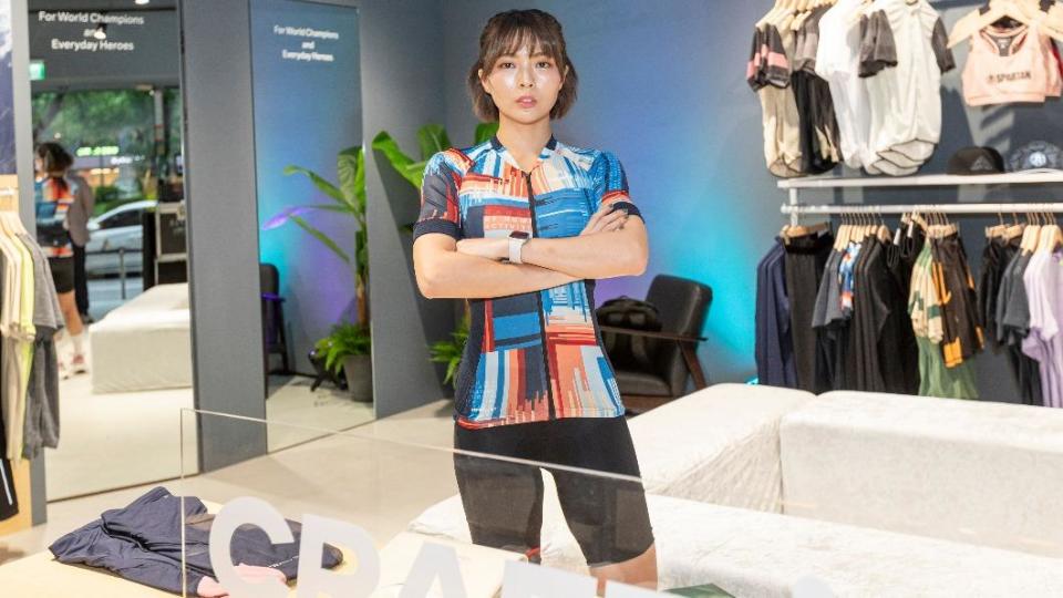 黃沐妍出席機能服飾品牌記者會。（圖／CRAFT提供）