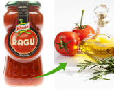 <b>SWAP: Jars of pasta sauce for homemade tomato sauce<br></b><br>"Sauce on the supermarket shelves is designed to stay good for at least six months, so it's full of sugars and preservatives," explains Vicki.<br><br>"But making your own couldn't be simpler. Just heat tomatoes, garlic and herbs together and make your own jars that will be good for a couple of weeks in the fridge."