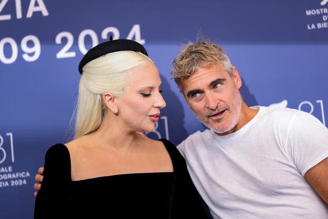 Lady Gaga and Joaquin Phoenix