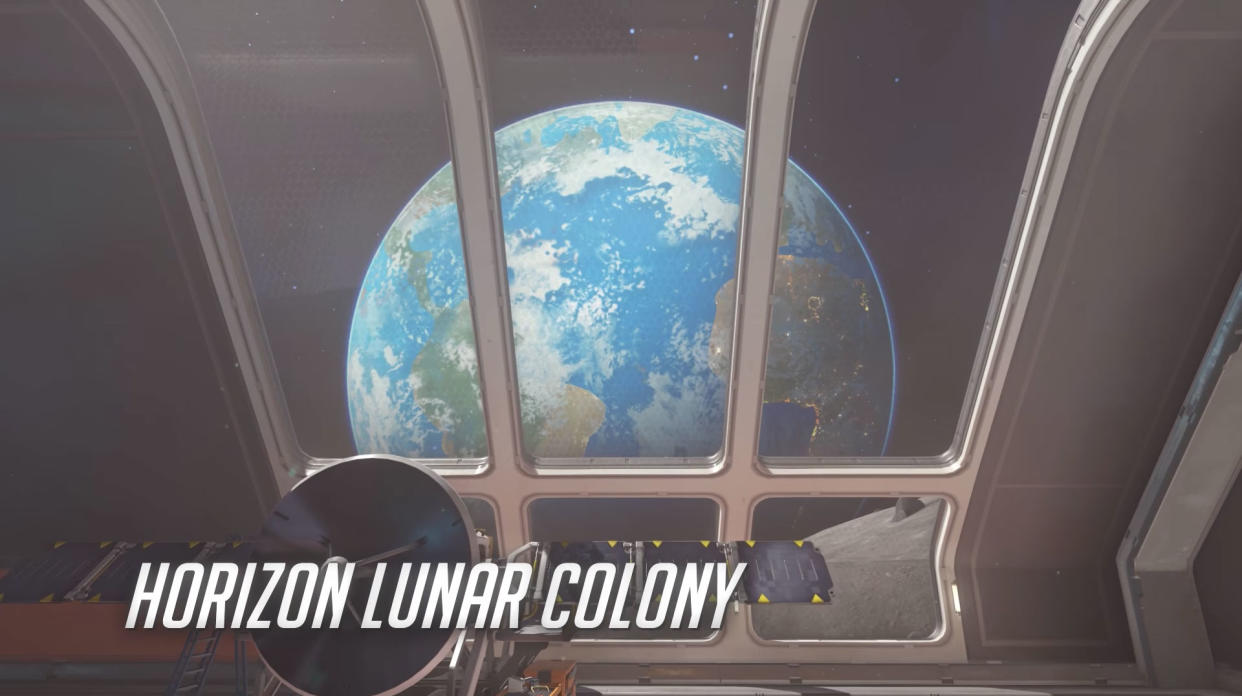 Horizon Lunar Colony is an Assault map set on the Moon. (Blizzard)