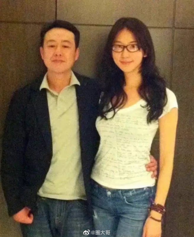 近日網上流傳張頌文與林志玲的私下合照。（圖／微博）