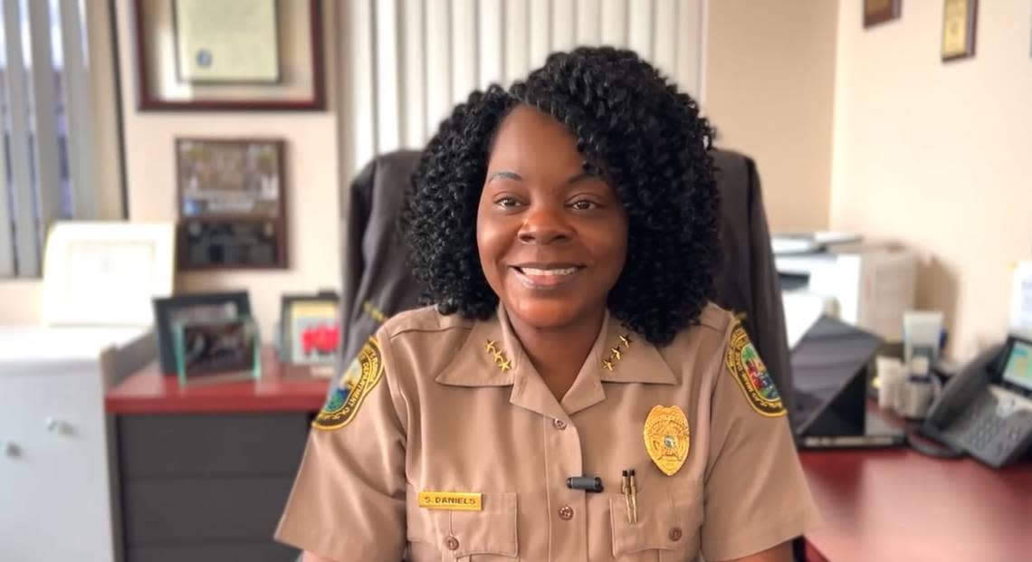 Stephanie Daniels, who has been interim director of the Miami-Dade Police Department since July, takes on the position permanently under a reorganization announced Nov. 8, 2023 by Mayor Daniella Levine Cava.