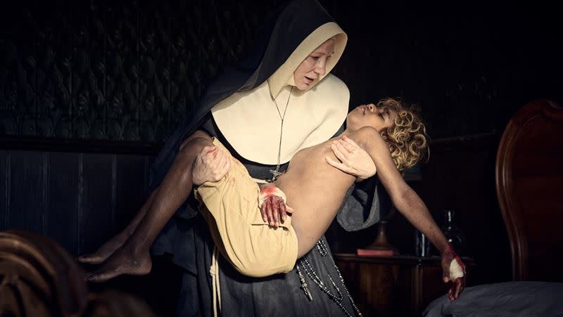 奧斯卡影后凱特布蘭琪在新作《神的孩子不再跳舞》化身修女。（圖／金馬執委會提供）