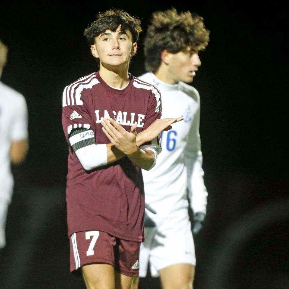 La Salle's Evan Coneicao scored in the second half, helping the Rams edge Cumberland and advance to the state title match on Sunday.