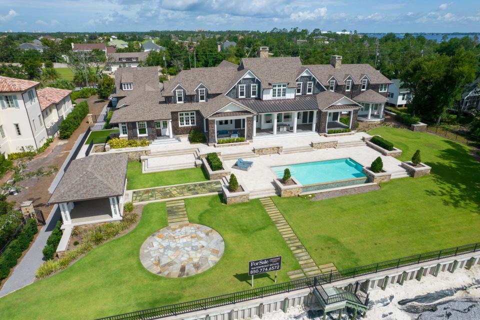 Located on St. Andrew Bay, "Delwood Manor" now holds the title as the most expensive bayfront home ever sold in the Panama City Beach area.