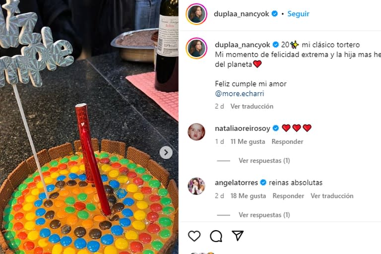 El comentario de Natalia Oreiro que llamó la atención de los seguidores