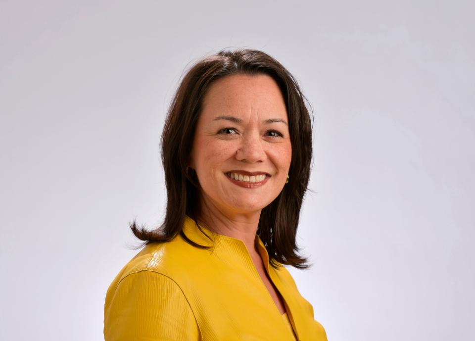 Ana Lopez Brosche, photographed during a 2019 mayoral campaign.