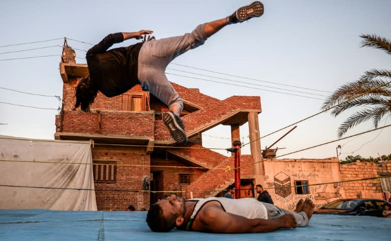 Wrestlers in Egypt are hopeful of one day achieving the fame enjoyed by professionals in the United States