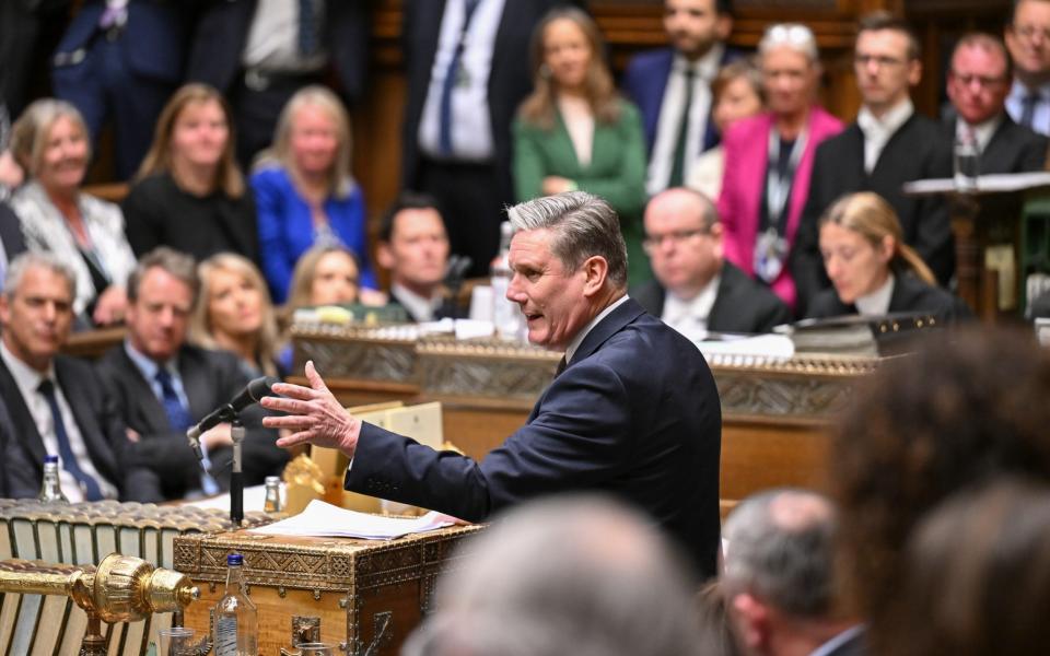 Sir Keir Starmer continues his 'great wave of smuggery' in the Commons