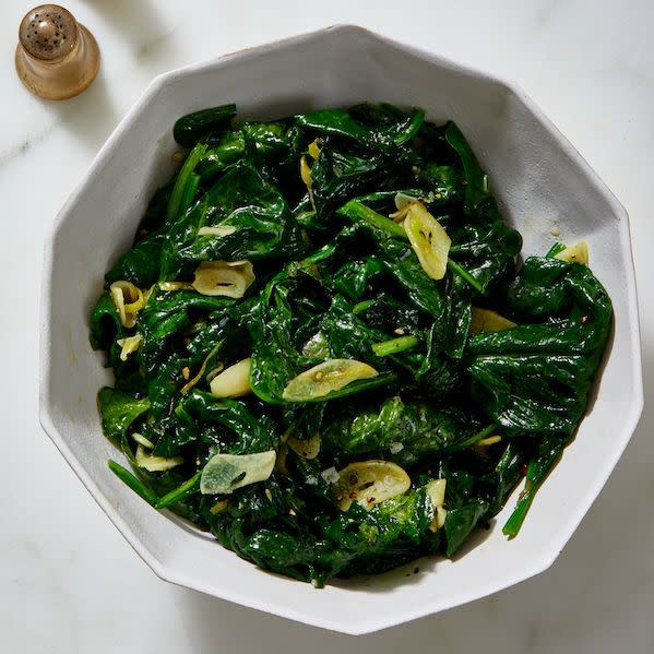 Sautéed Spinach with Garlic and Lemon