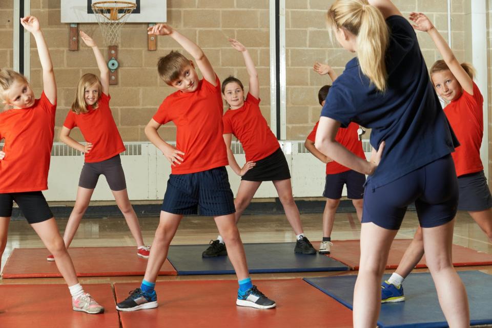 <span class="caption">Programs such as the After School Physical Activity Program in Northwest Territories provide funding to schools and organizations to deliver physical activity programs for children after school.</span> <span class="attribution"><span class="source">(Shutterstock)</span></span>