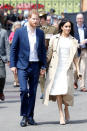 Prince Harry, Duke of Sussex and Meghan, Duchess of Sussex arrive at Man O'War Steps on October 16, 2018 in Sydney, Australia. Chris Jackson/Pool via REUTERS