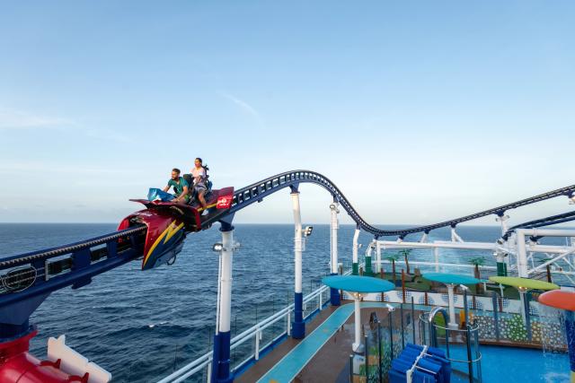 Roller coaster ride across the Atlantic on Carnival Celebration