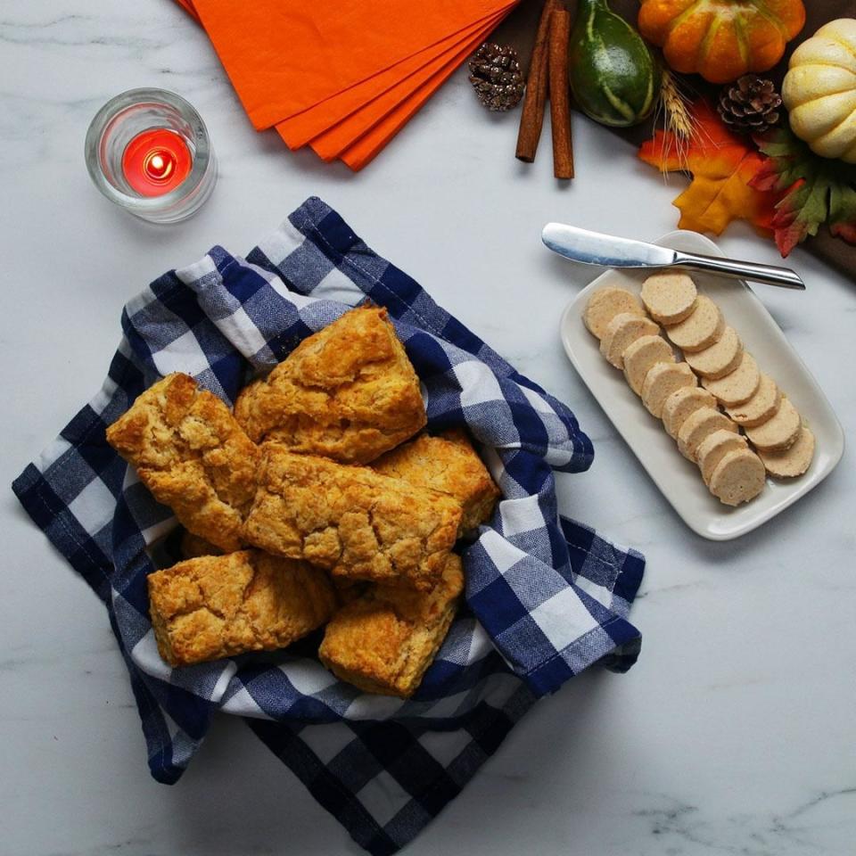 Sweet Potato Biscuits With Honey Butter