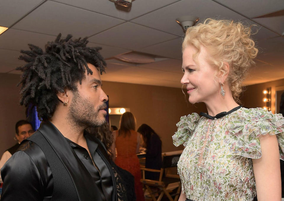 Nicole Kidman y Lenny Kravitz