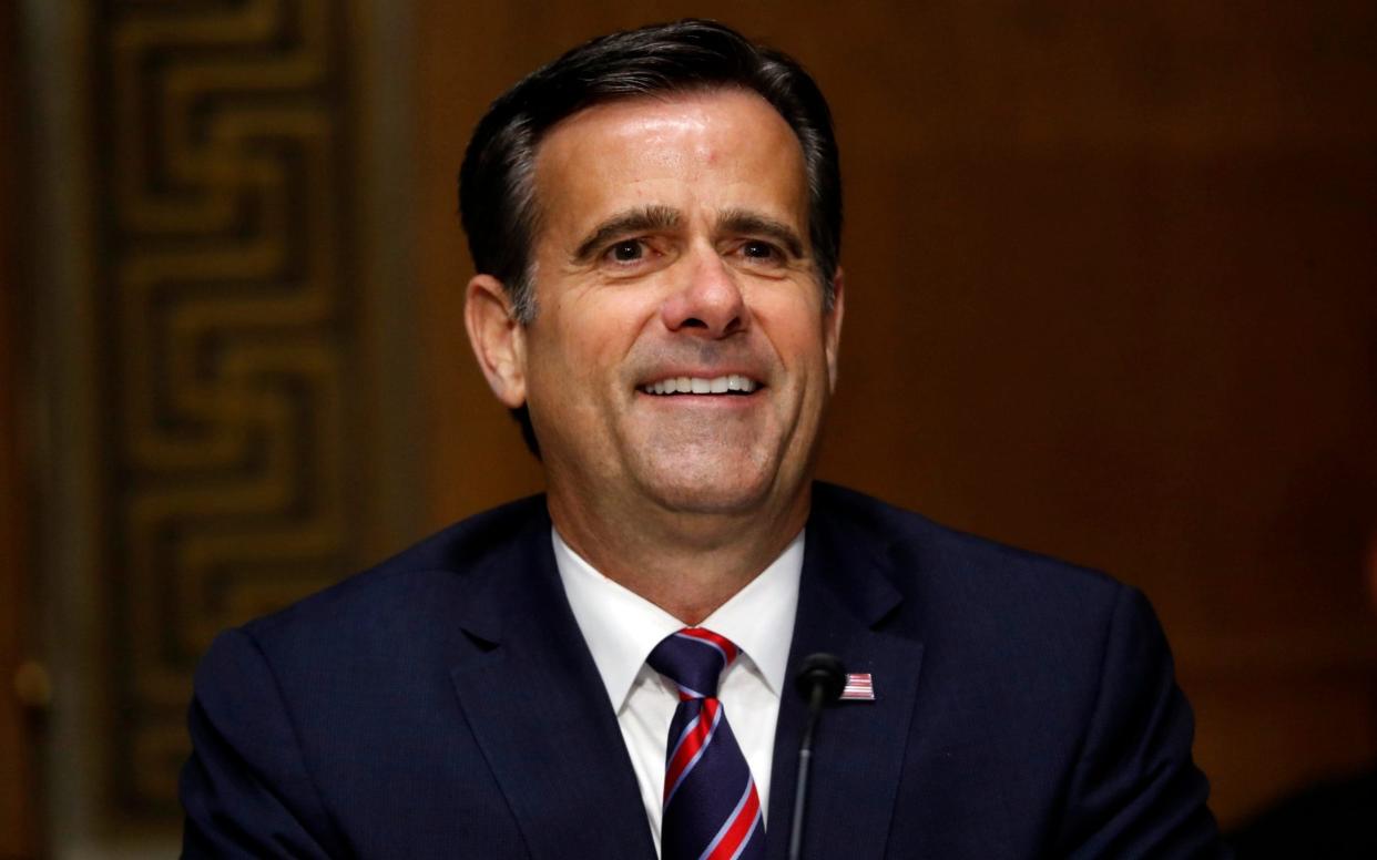 John Ratcliffe, the US Director of National Intelligence - AP Pool