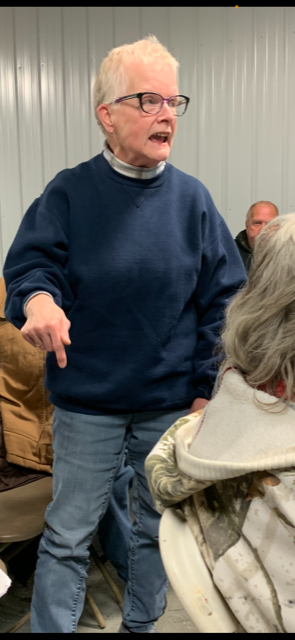 Centreville resident Wendy Guess said the St. Joseph County Grange Fair Board and fair association members need to return their focus to the fair itself. She spoke during the fair association’s annual meeting Monday, Nov. 14, 2022.