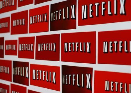 The Netflix logo is shown in this illustration photograph in Encinitas, California October 14, 2014. REUTERS/Mike Blake