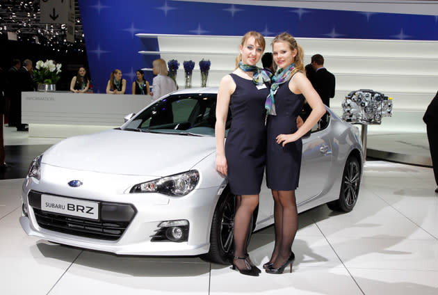 Ladies of the 2012 Geneva Motor Show