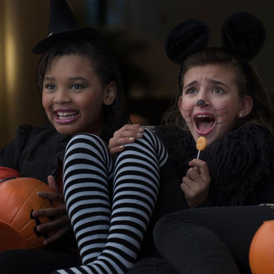 <p>It's not Halloween without a night of scary movies. Brainstorm trivia questions for kids to answer after watching and hand out a trophy or prize to motivate them throughout the night. </p><p><a class="link " href="https://go.redirectingat.com?id=74968X1596630&url=https%3A%2F%2Fwww.etsy.com%2Flisting%2F1317778759%2Fhalloween-trivia-bundle-10-friendly-feud&sref=https%3A%2F%2Fwww.goodhousekeeping.com%2Fholidays%2Fhalloween-ideas%2Fg2618%2Fhalloween-games%2F" rel="nofollow noopener" target="_blank" data-ylk="slk:SHOP HALLOWEEN TRIVIA CARDS;elm:context_link;itc:0;sec:content-canvas">SHOP HALLOWEEN TRIVIA CARDS</a></p>