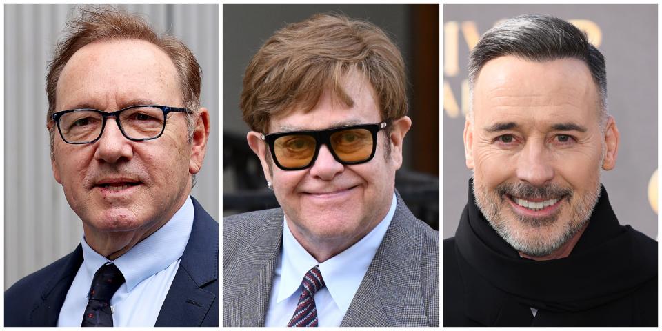 Kevin Spacey, Elton John, David Furnish