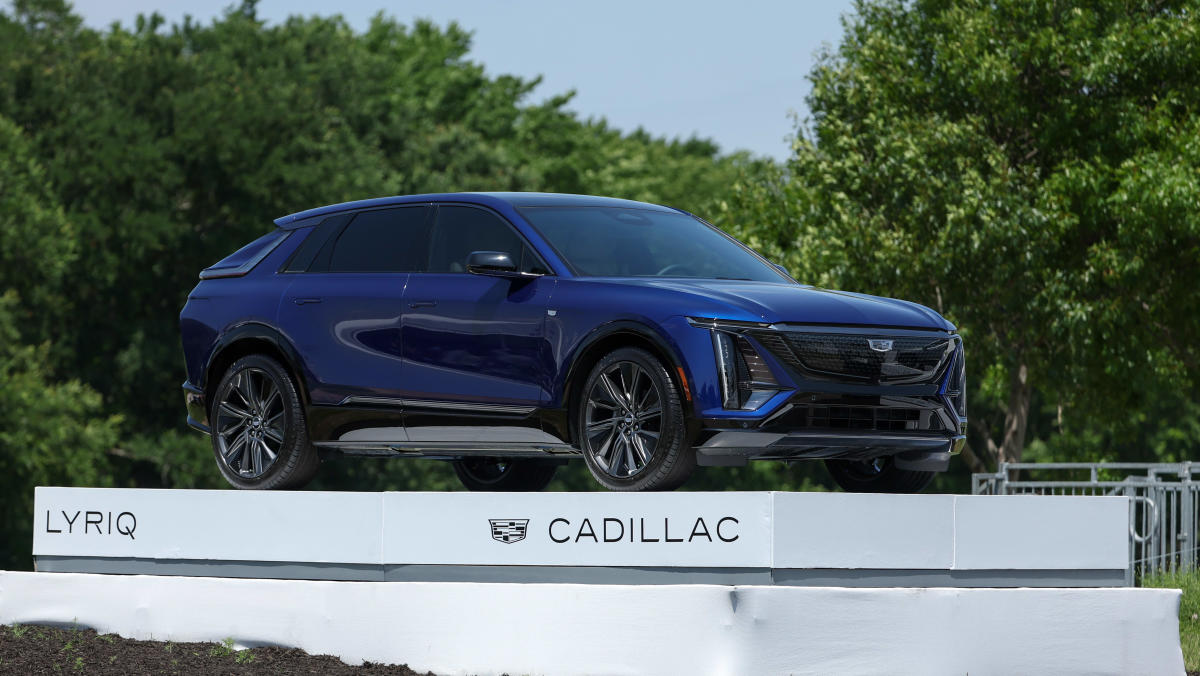 2024 Cadillac Lyriq EV YF takes a test drive