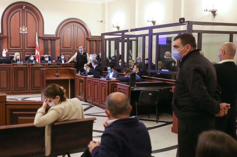 Trial of Georgia's ex-president Mikheil Saakashvili in Tbilisi